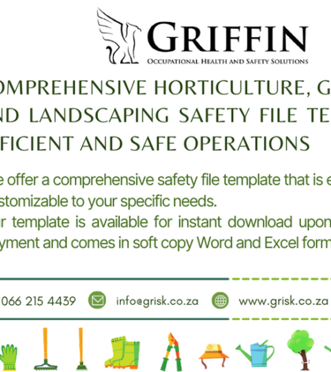 Comprehensive Horticulture,Landscaping And Gardening Safety File Template